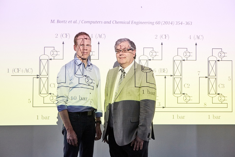 Saving energy in the production of chemicals